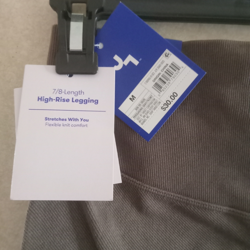 7/8 Length High Rise Leggings - Picture 5 of 5